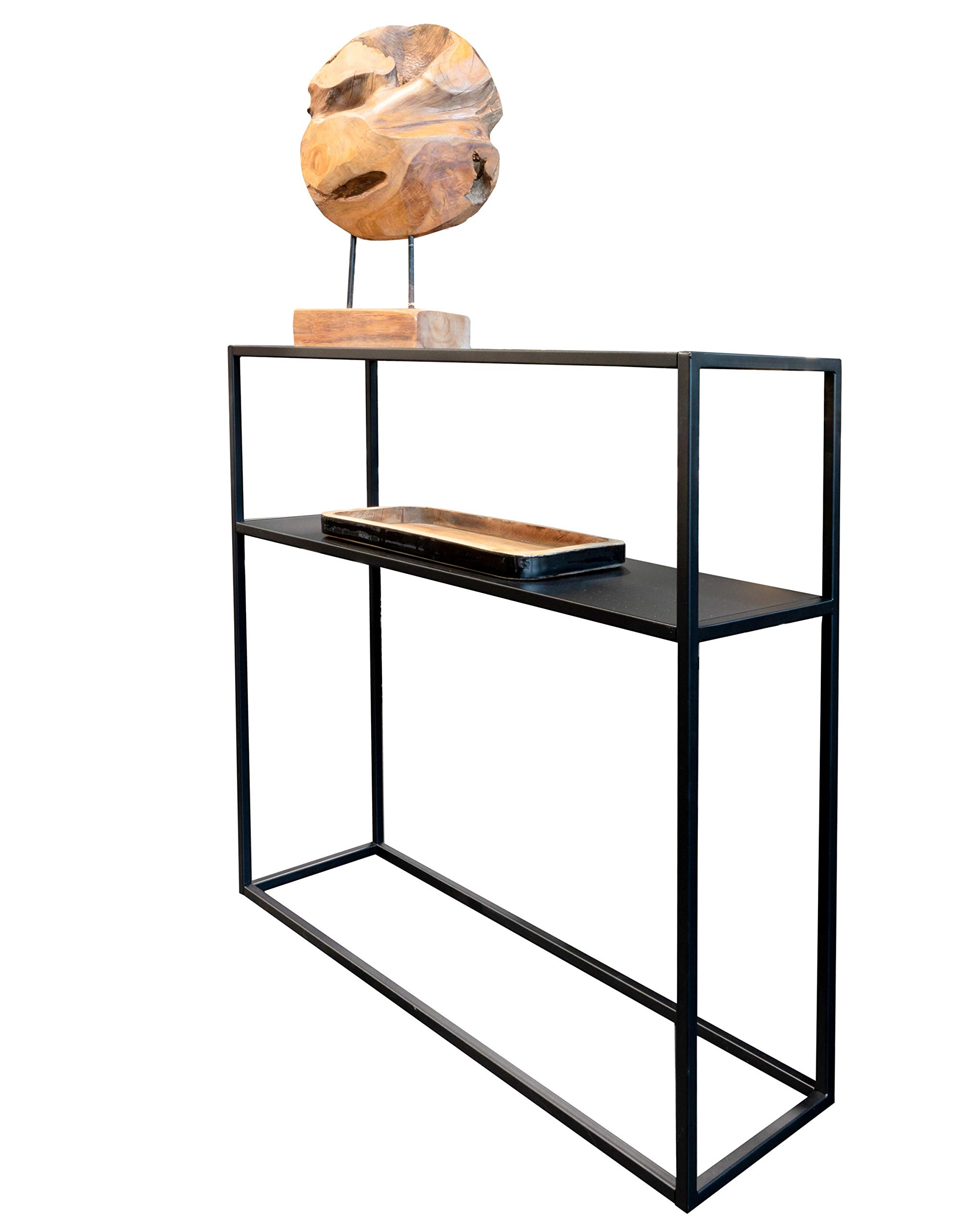 osoltus Raumteiler Cube Konsole Regal Sideboard Konsolentisch (schwarz Sideboard)