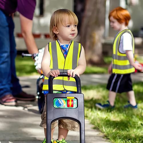 Miniatura 2 de AYKRM Chaleco de alta visibilidad para niños chaleco de seguridad reflectante de alta visibilidad