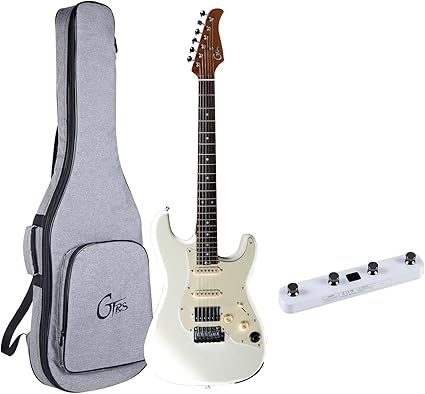Amazon.com: GTRS S800 - Guitarra eléctrica inteligente vintage blanca con  superperilla, aplicación GTRS, pie inalámbrico GWF4, bolsa de concierto :  Instrumentos Musicales