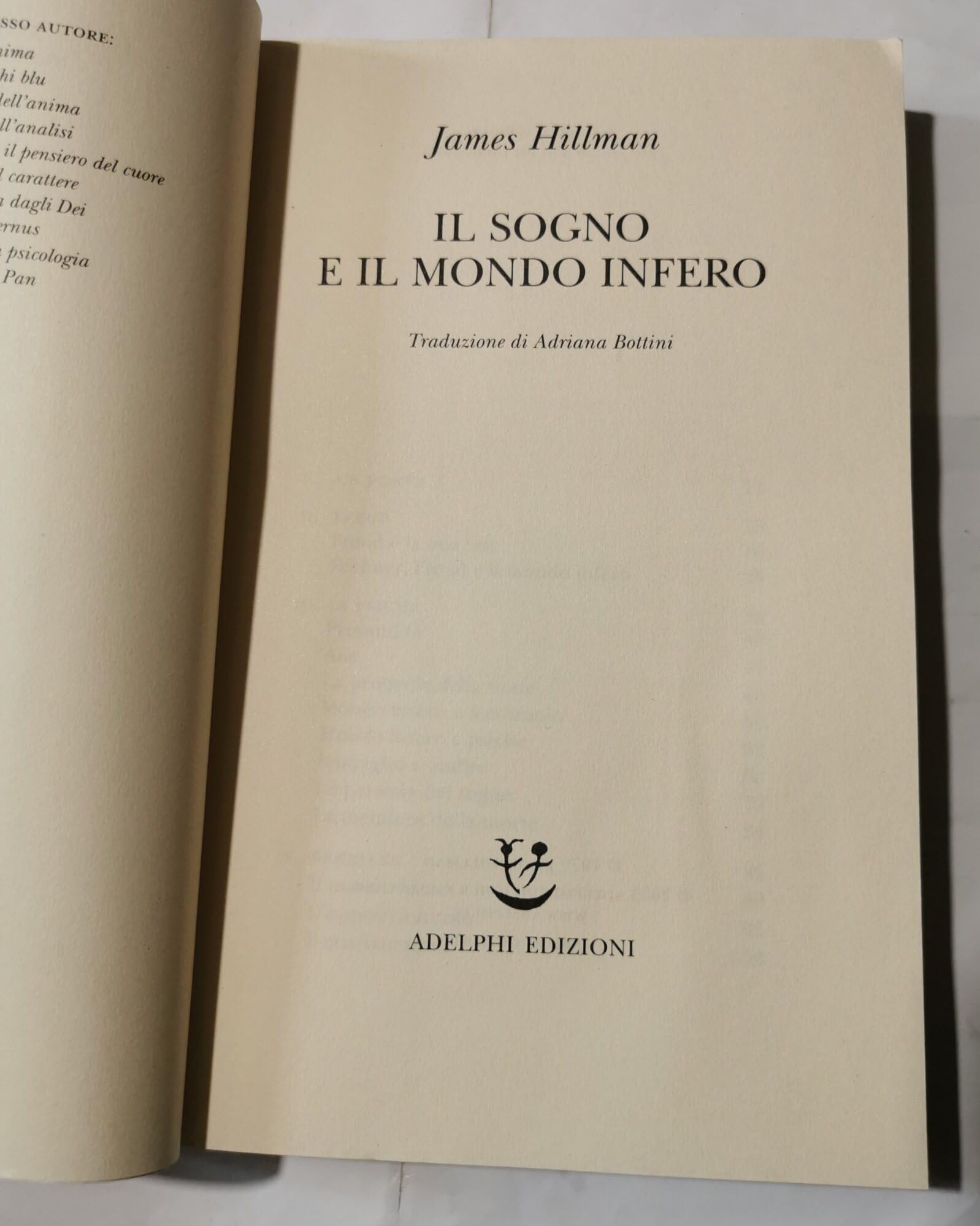 Il sogno e il mondo infero