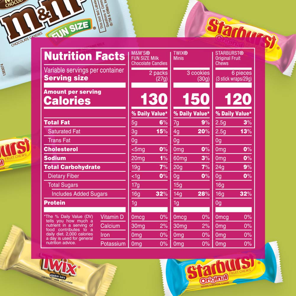 M&M'S, TWIX & STARBURST Candy-Filled Easter Eggs Bag, 11.04 oz, 30 Count
