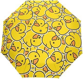 Automatic Umbrella One Touch Auto Open and Close Button Compact Travel Umbrella for Women Men Kid