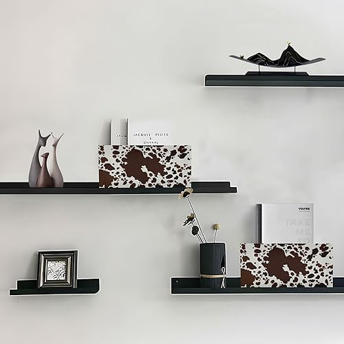 Miniatura 4 de xigua Juego de 2 cubos de almacenamiento con estampado de vaca, cubos de almacenamiento plegables para decoración del hogar, cestas de