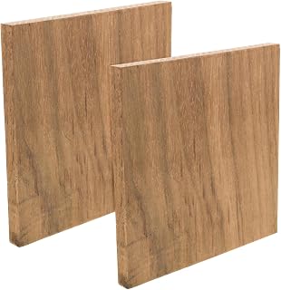 TOYANDONA 2 Piezas Madera De Nogal Negro Tableros De Nogal Tallar Bloques Bloques De Talla De Tilo Whittling Wood Blocks Para Principiantes De Madera Marrón Claro