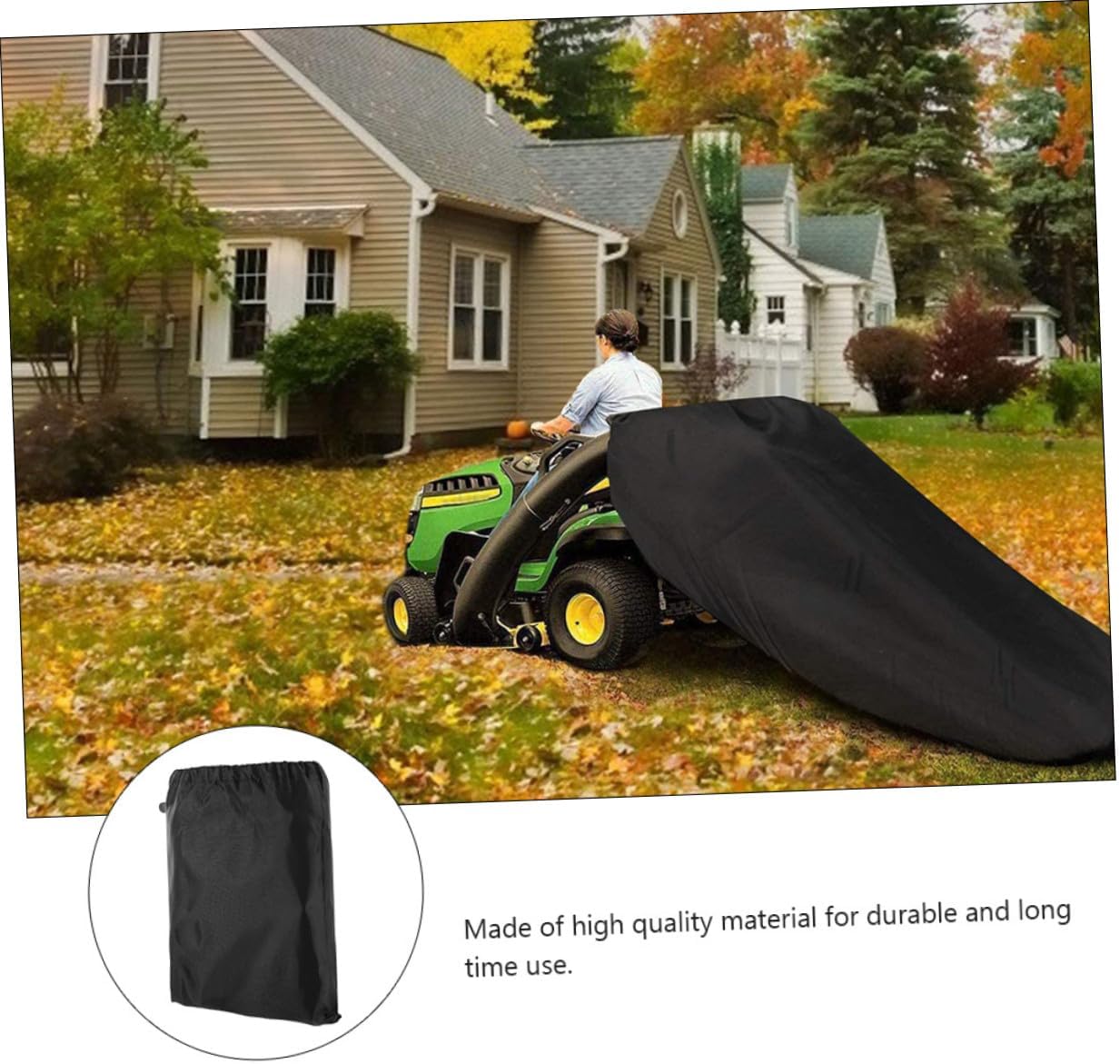 1pc Gardening Storage Bag for Leaves Waste Container Easy to Use Lawn Tractors for Garden Cleanup and Organization