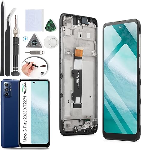YWLRONG Reemplazo de pantalla para Motorola Moto G Play 2023 para Moto G Play 2023 XT2271 XT2271-5 Pantalla LCD táctil digitalizador Asamblea con