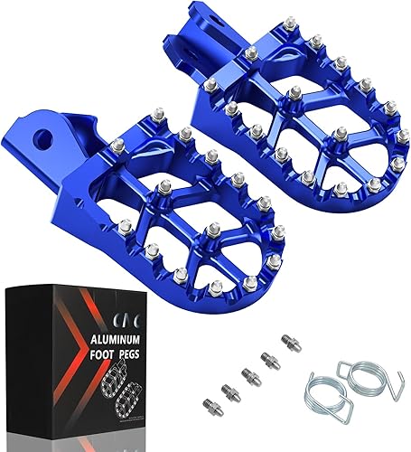 Miniatura 12 de JFG RACING Dirt Bike Foot Pegs with Springs,7075 Aluminum CNC Footpegs Pedals Rests for Surron Light Bee X and S/E Ride Pro SS/CRF150F CRF230F black