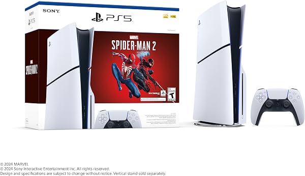 Consola PlayStation 5 Slim - Paquete Marvel's Spider-Man 2 Clasificación ESRB: Adolescentes | por PlayStation