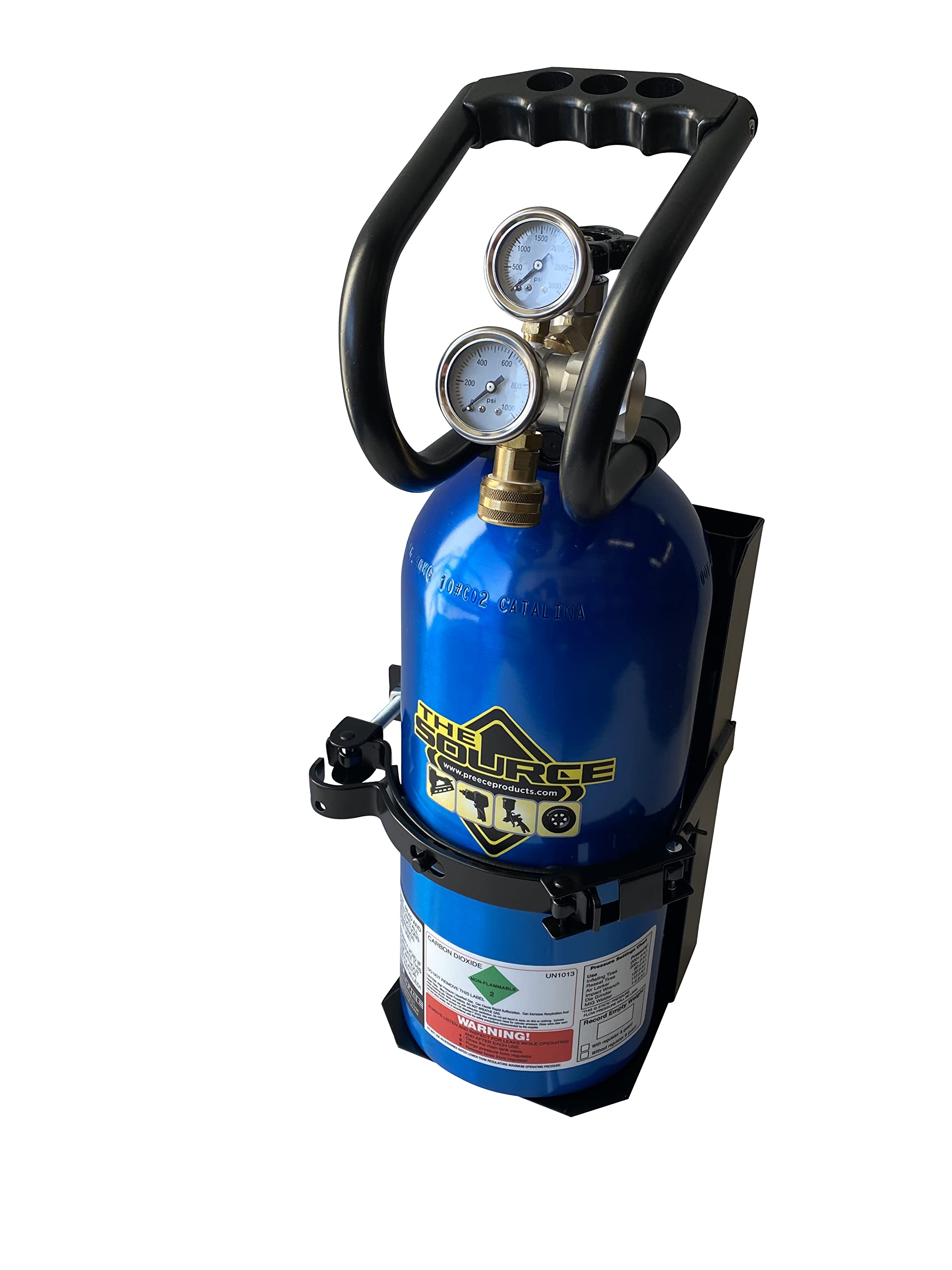 10 lb Co2 Carbon Dioxide Cylinder Off Road Tire Co2 Inflation System