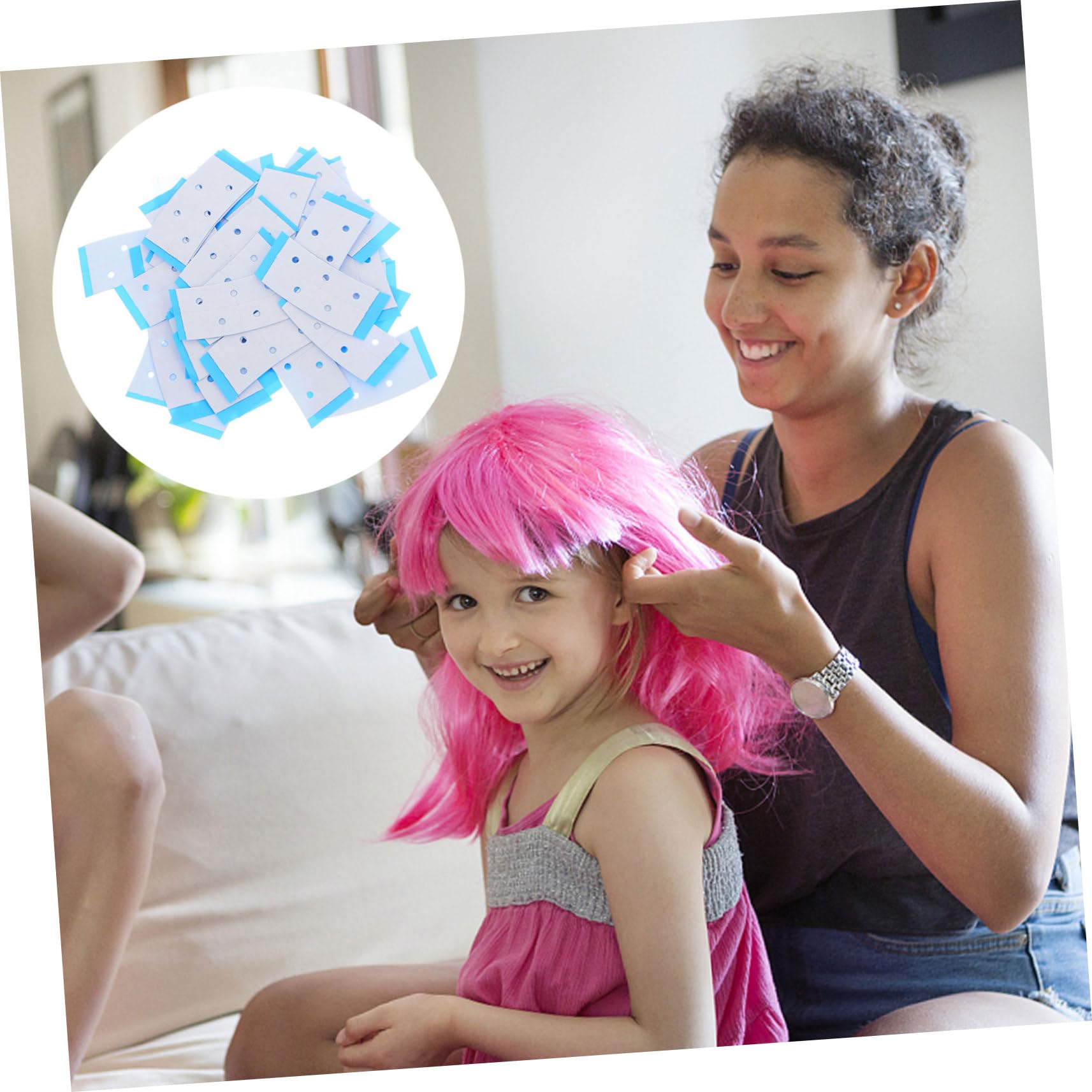 144 Piezas De Cinta Adhesiva Para Pelucas, Para Mujeres, Accesorios Para Pelucas, Cinta Para Extensiones De Cabello, Cinta Adhesiva Para as, De Doble Cara,