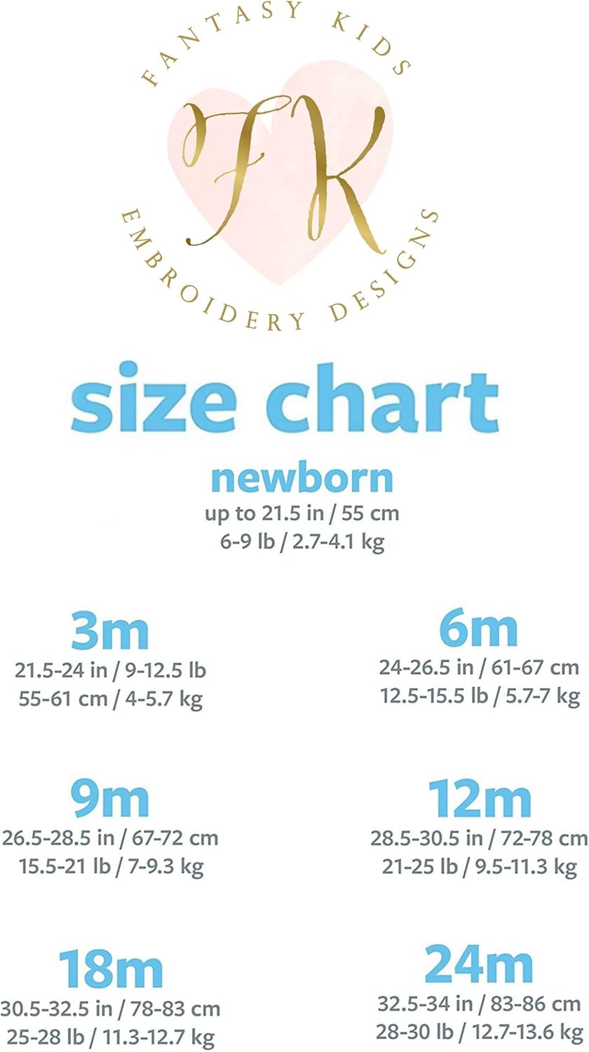 Embroidered Onesie Bodysuit for Baby Boys Personalized with Your Custom Name (18 Months Long Sleeve) White