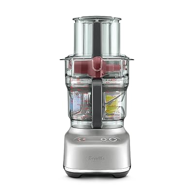Breville BFP638 Paradice 9 Cup Food Processor and Dicer, Small, Brushed Stainless Steel