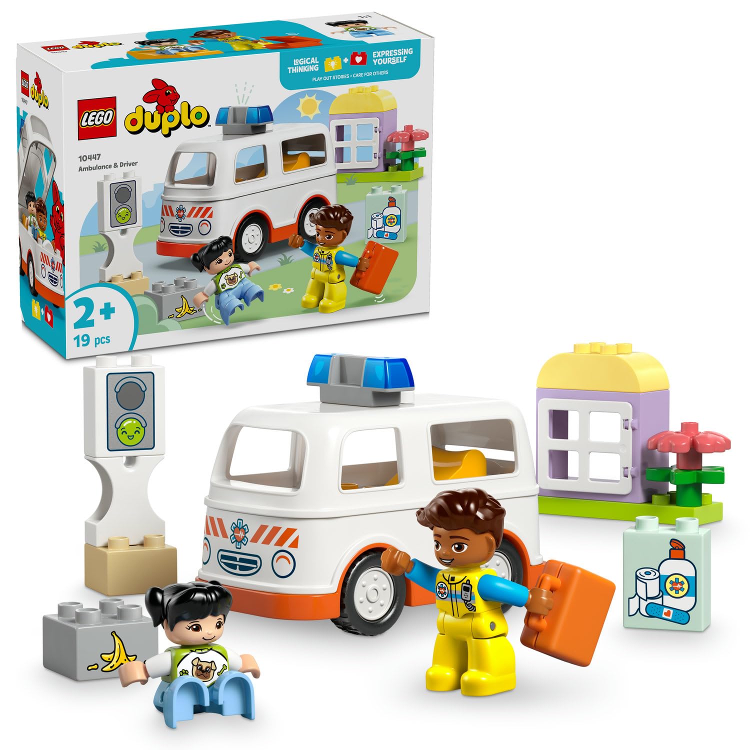 LEGO DUPLO Town Ambulans ve Sürücü 10447