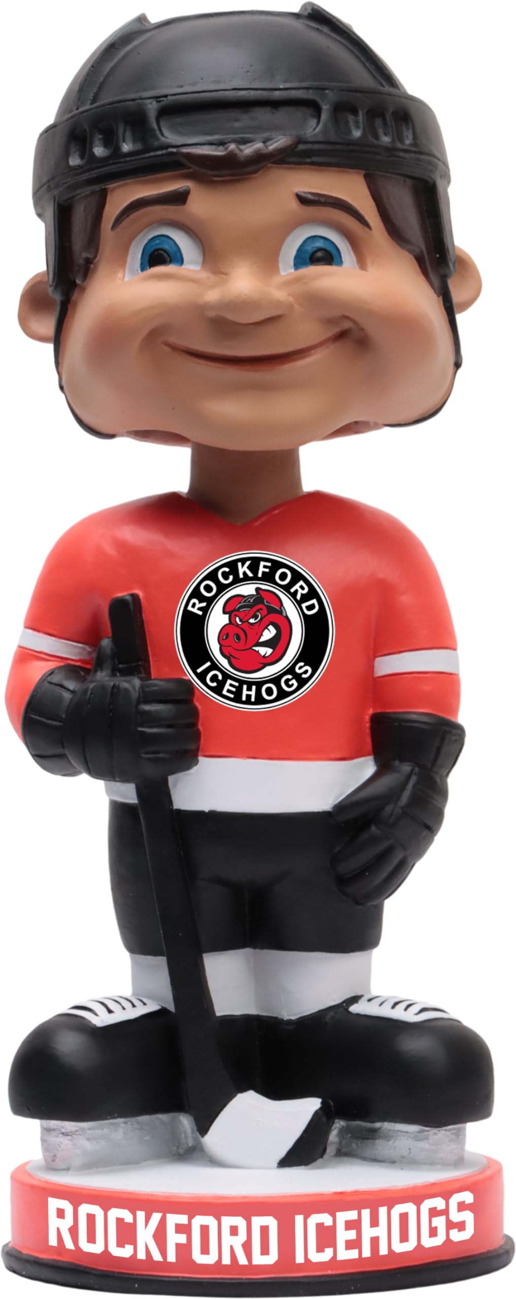 Rockford Icehogs Vintage Red Jersey Bobblehead AHL Hockey