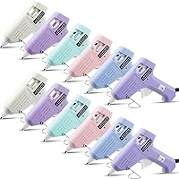 Vista 8 de 6 Pcs Mini Hot Glue Gun for Class Craft Glue Guns Fast Preheating Hot Melt Gun Low Temp with Burn Protection School DIY Home, 20 W (Black)