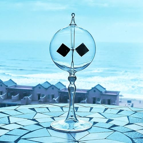 Miniatura 6 de Grande Transparente Energía Solar Crookes Radiómetro Luz Solar Energía Spinning Paletas Molino de viento Regalo Hogar