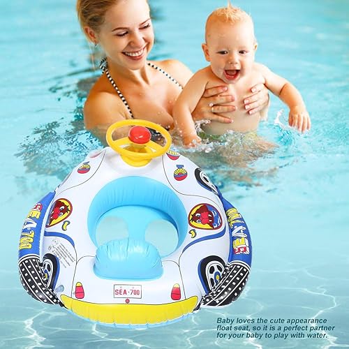 Miniatura 2 de Lindos dibujos animados para niños, flotadores de natación para niños pequeños, piscina inflable para el agua, anillo de natación para el hogar
