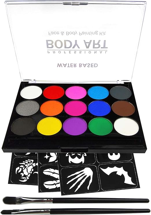 Face Paint Kit for Kids, Professional Quality Face & Body