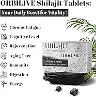 Vista 7 de 1400 mg Shilajit 60 gomitas con 1000 mg Shilajit tabletas 60