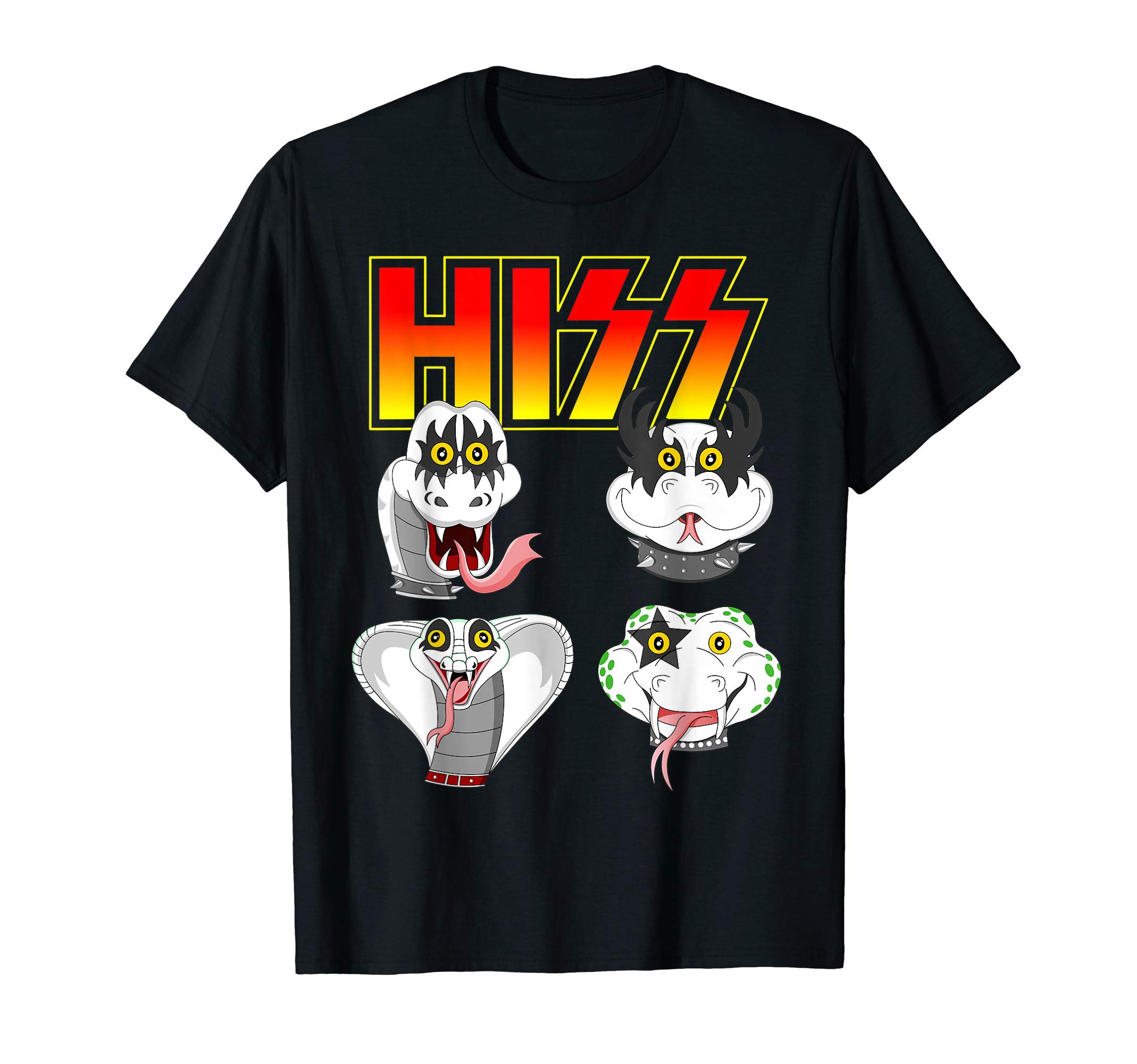 YO MINUSHiss Funny Snake Lover Rock And Roll Band Gift Idea T-ShirtOEKO-TEX STANDARD 100