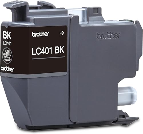 Miniatura 3 de Brother Cartucho de tinta negro LC401BK de rendimiento estándar genuino