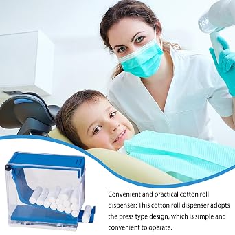 Dentist Cotton Rolls Dispenser Dentist Clinic Container Pre-Roll Cone Fixes