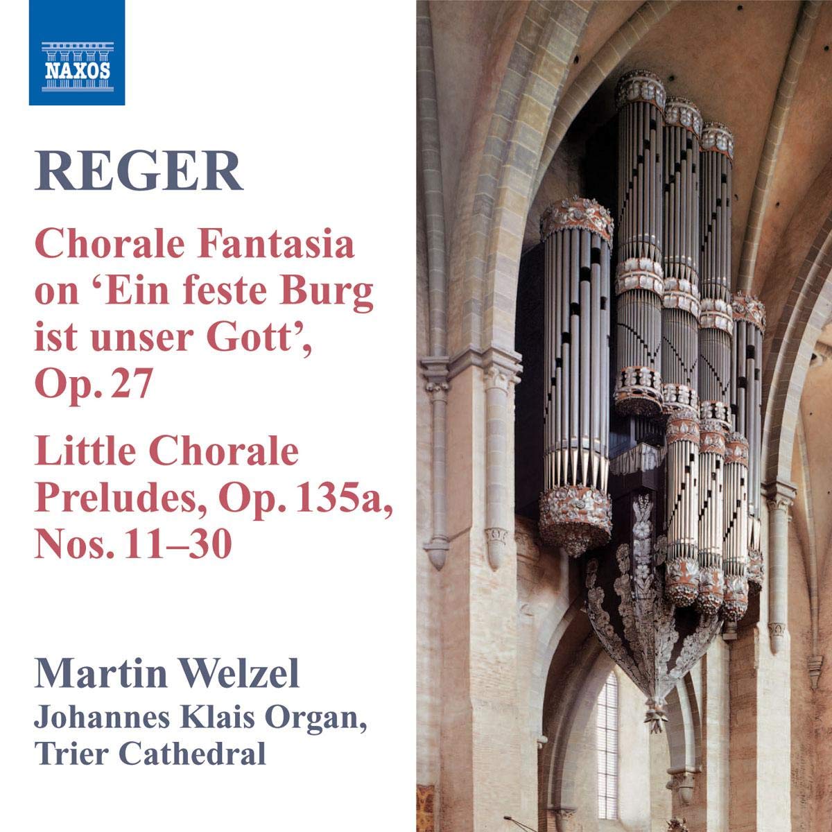 V.8: Organ Music [Audio CD] Welzel and Reger Max