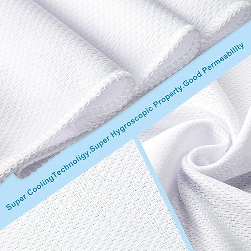 Miniatura 5 de Redbaker Toallas de enfriamiento por sublimación de 40 x 12 pulgadas, toalla de hielo suave y transpirable, toalla de yoga de microfibra, toalla de