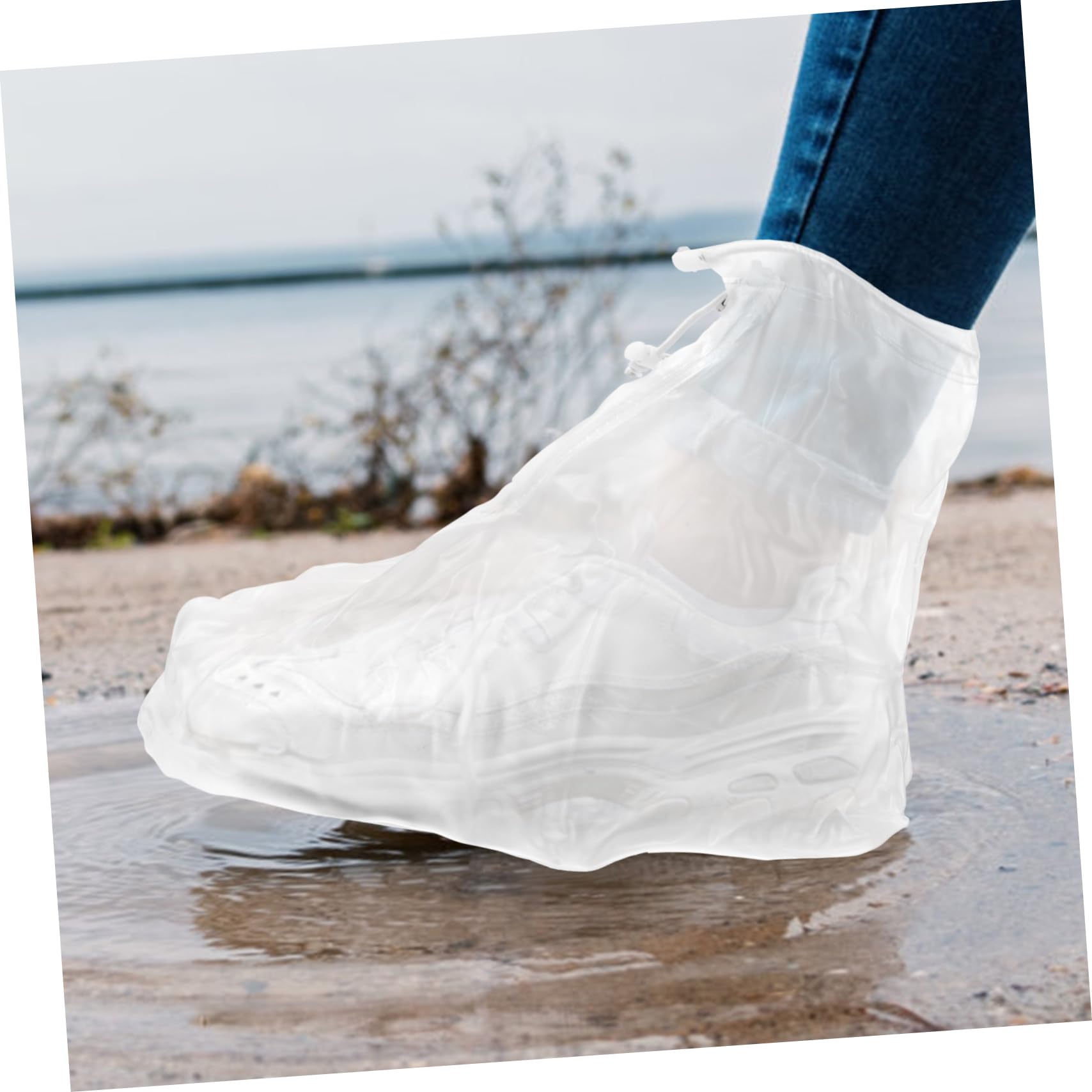 1 para Pokrowce na buty przeciwdeszczowe na zewnątrz Buty śniegowe Ochraniacz na buty na buty zewnętrzne Ochraniacz na buty sportowe Akcesoria do pieszych wędrówek Antypoślizgowy pokrowiec na buty Męż