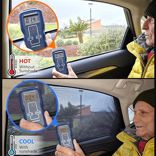 Miniatura 3 de Paquete de 4 pantallas universales para ventana de automóvil, 2023, con protección UV, persianas para ventanas laterales de automóvil, pantalla de