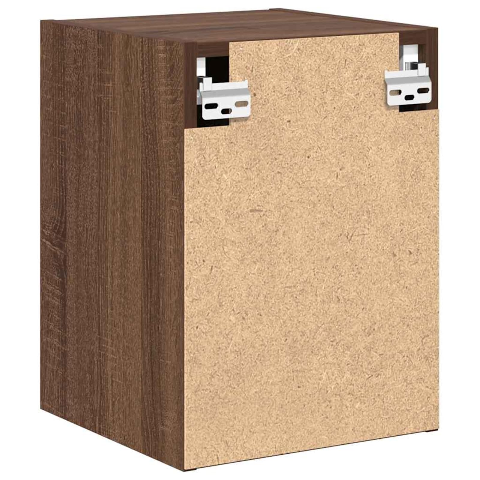 Garagen-Wandschränke 2 STK. mit viel Stauraum Holzwerkstoff Braun Eichen-Optik 30x30x41 cm für Büro, Hauswirtschaftsraum & Speisekammer