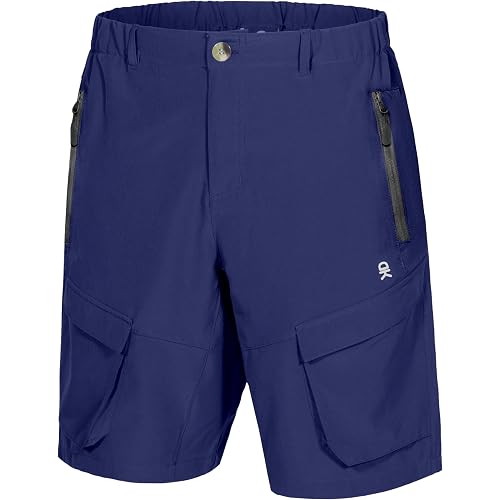 Little Donkey Andy Men's Stretch Quick Dry Cargo Shorts for Hiking, Camping, Travel