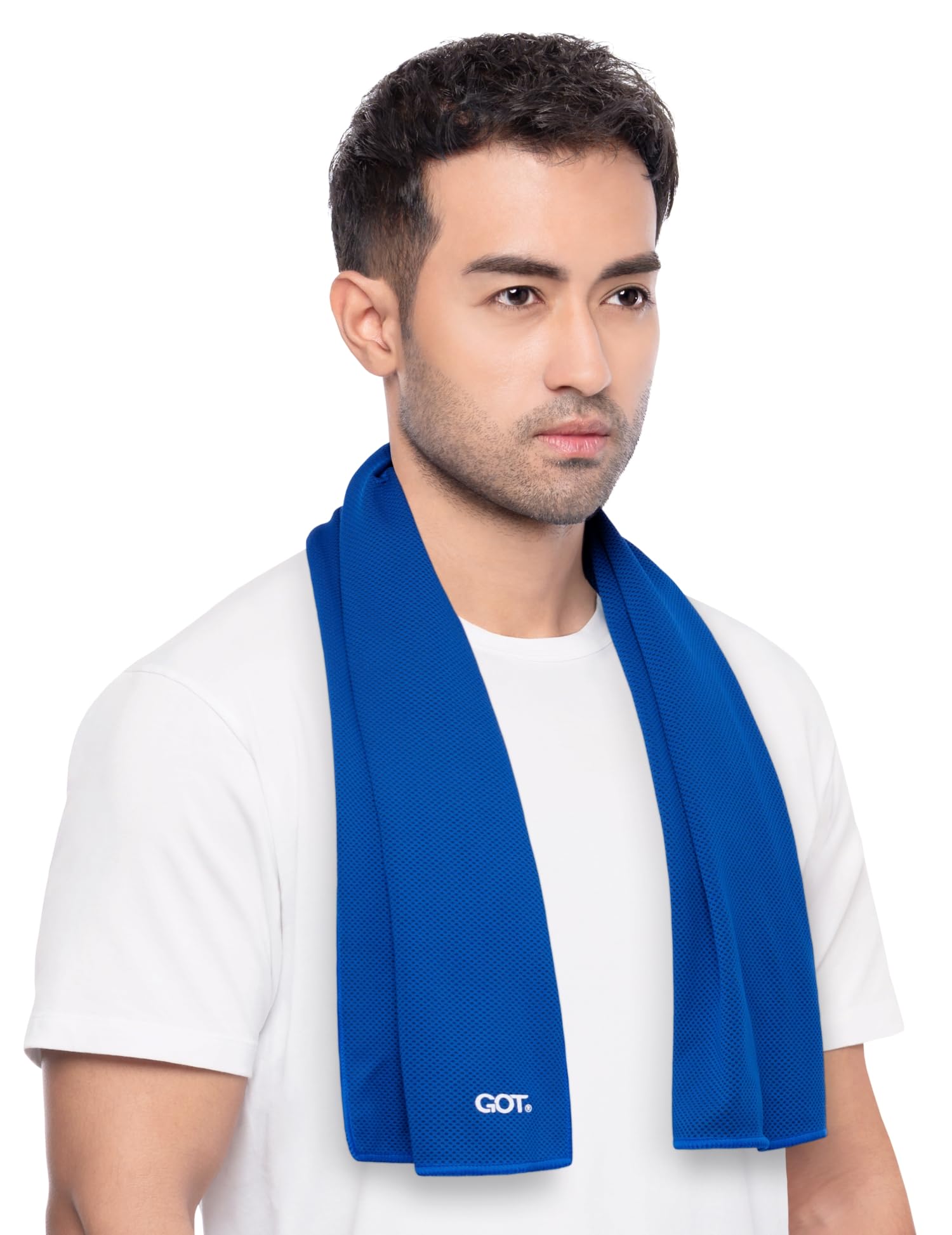 GOT Sports Cooling Towel (40"x12") – Chilly Towel for Neck & Face Wraps - Cooling Rag for Hiking, Gym, Yoga & Workouts (Royal Blue) — image 1