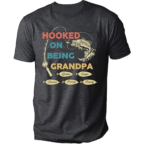 Personalized Father's Day Grandpa Fishing Shirt: Celebrate the Special Bond