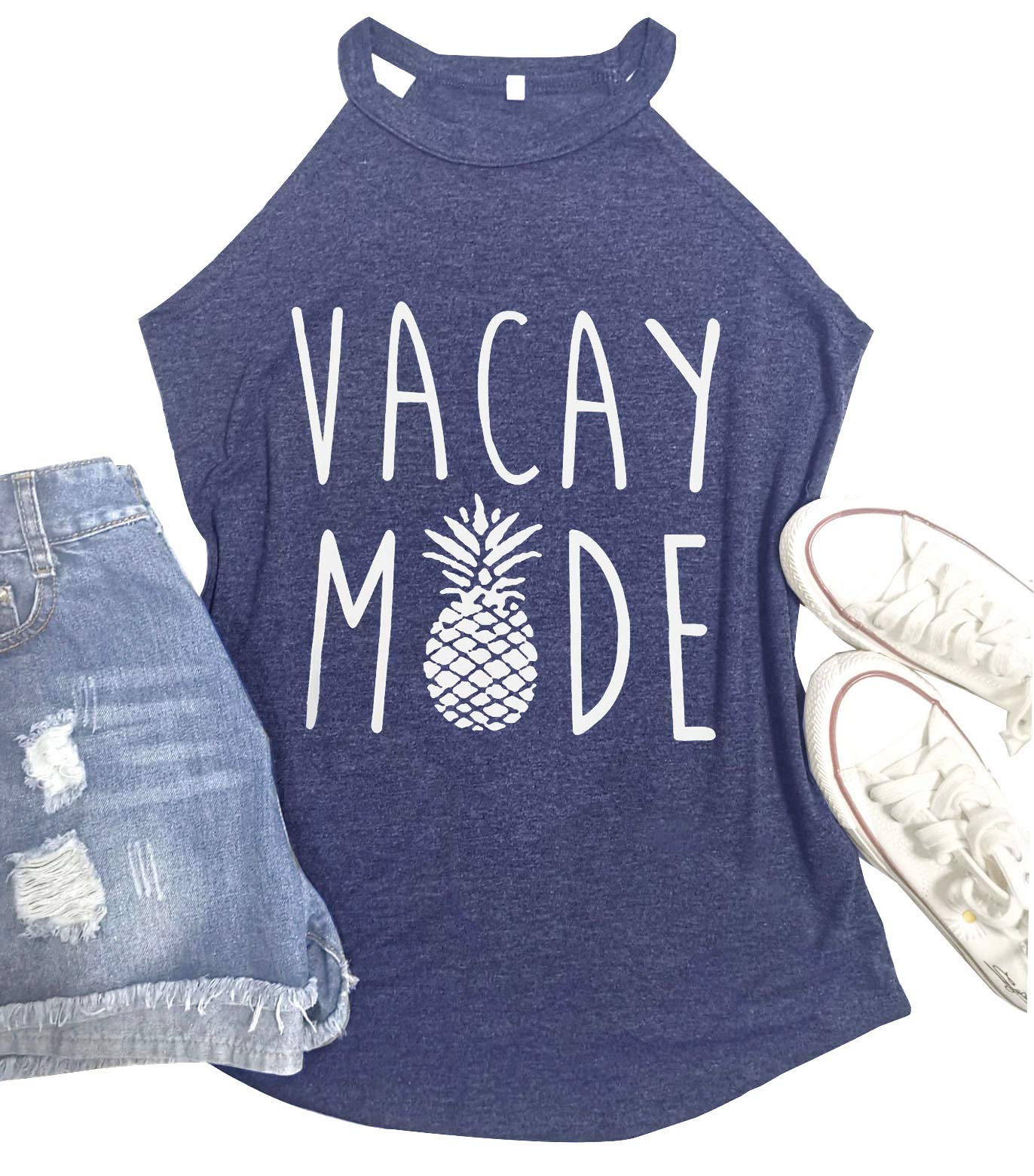 Women American Flag Rocker Tank Tops 4th of July Patriotic Tees Star Stripes Sleeveless USA Flag Shirts Vest