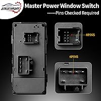 Vista 5 de Interruptor de ventana eléctrica para el lado del conductor y del pasajero, cerradura de puerta y control de espejo, compatible con Chevy Silverado