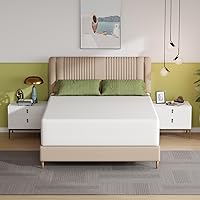 Vista 35 de PayLessHere Colchón individual de 6 pulgadas, colchón de espuma viscoelástica de gel de firmeza media, blanco, con funda de cremallera lavable