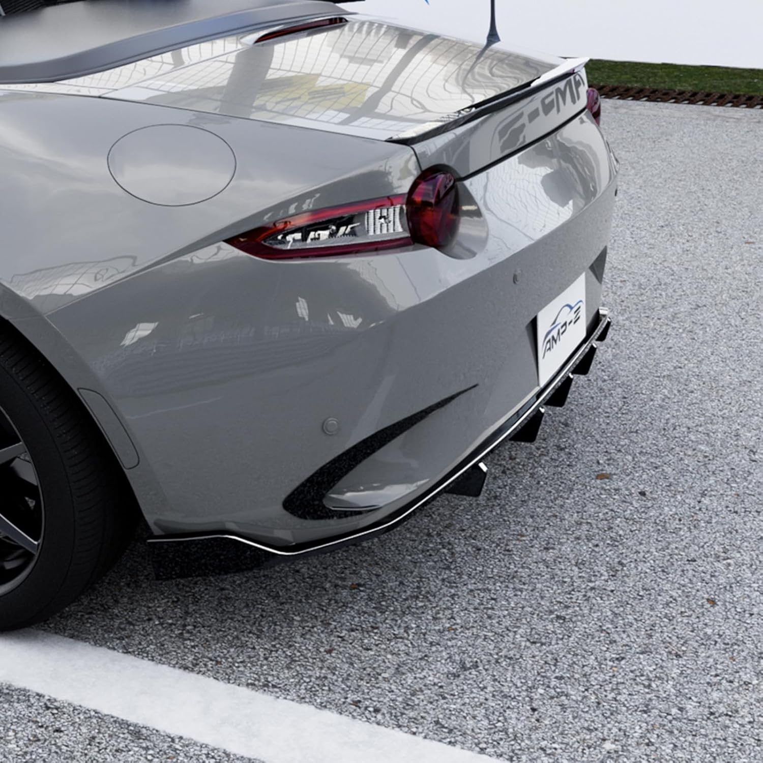 Rear Bumper Diffuser Lip for Mazda MX-5 Miata ND 2016-2025 2017 2018 Black