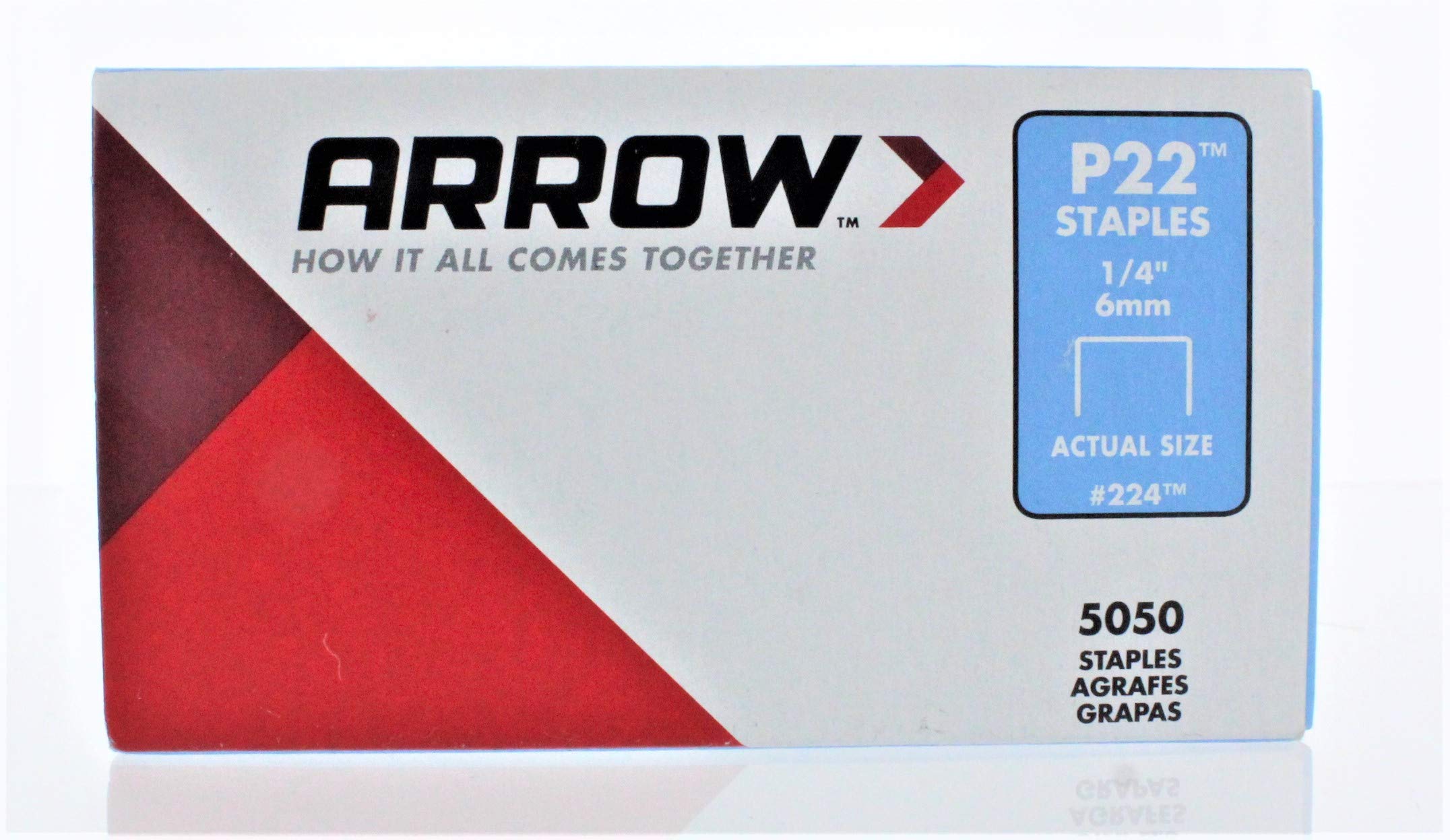ArrowFastener 224 1/4 P22 Staples