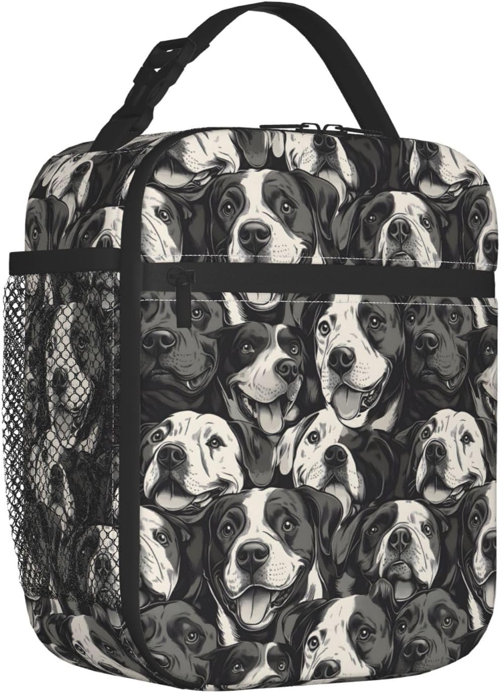 Insulated Lunch Box for Kids Boys Girls, Reusable Lunch Bag for School, Office, Picnic, Work, Travel, Pitbull Theme Lunch Box image 2
