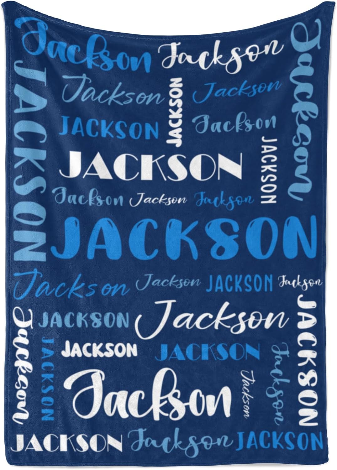 Personalized Name Blanket for Kids, Personalized Blankets and Throws, Custom Blanket with Name, Personalizeds Baby Blankets for Boys Girls for Christmas Mom Dad