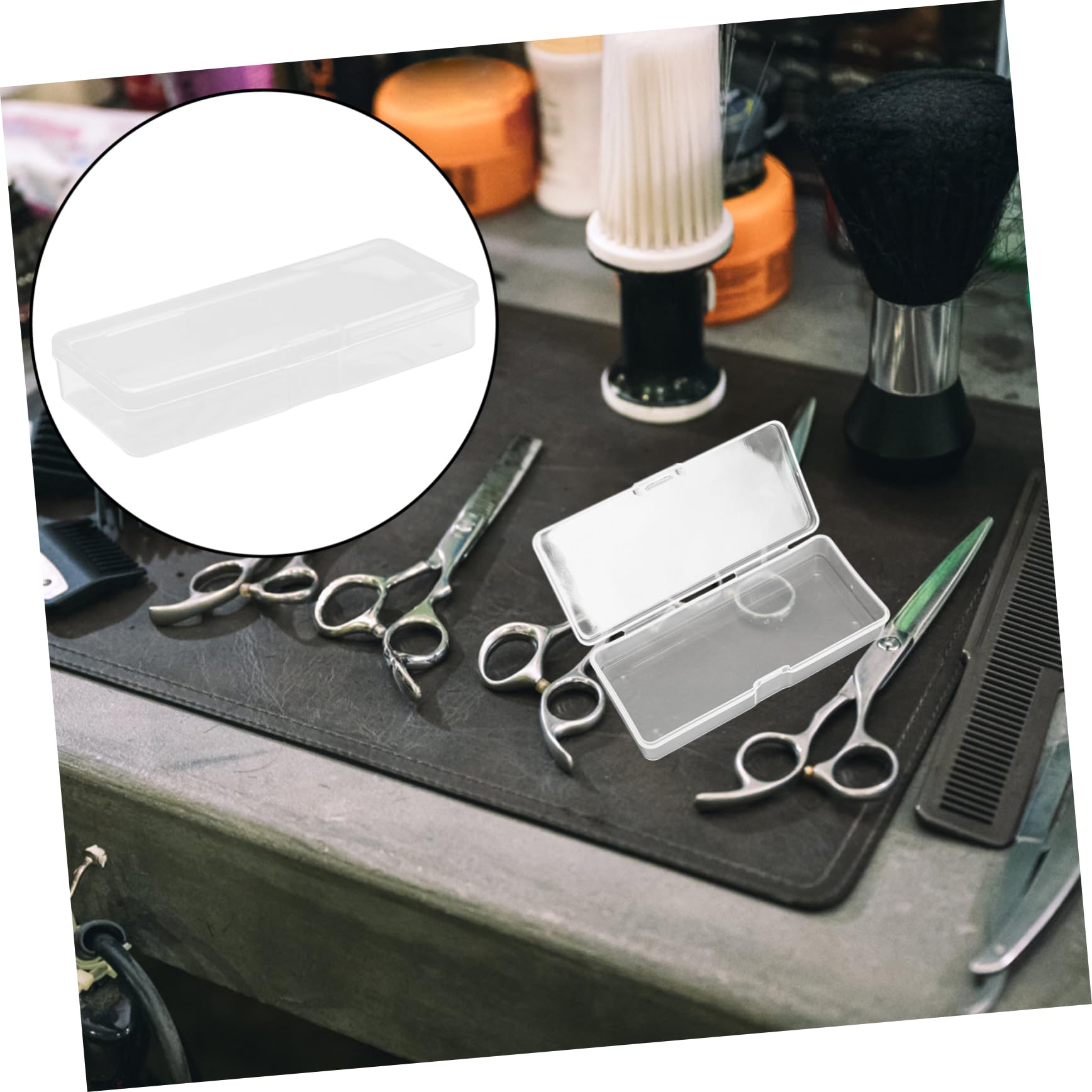 Tofficu 10 pezzi Contenitore per Raccolta Lame Rasoi Scatola Riciclaggio Lame Barba Custodia Smaltimento