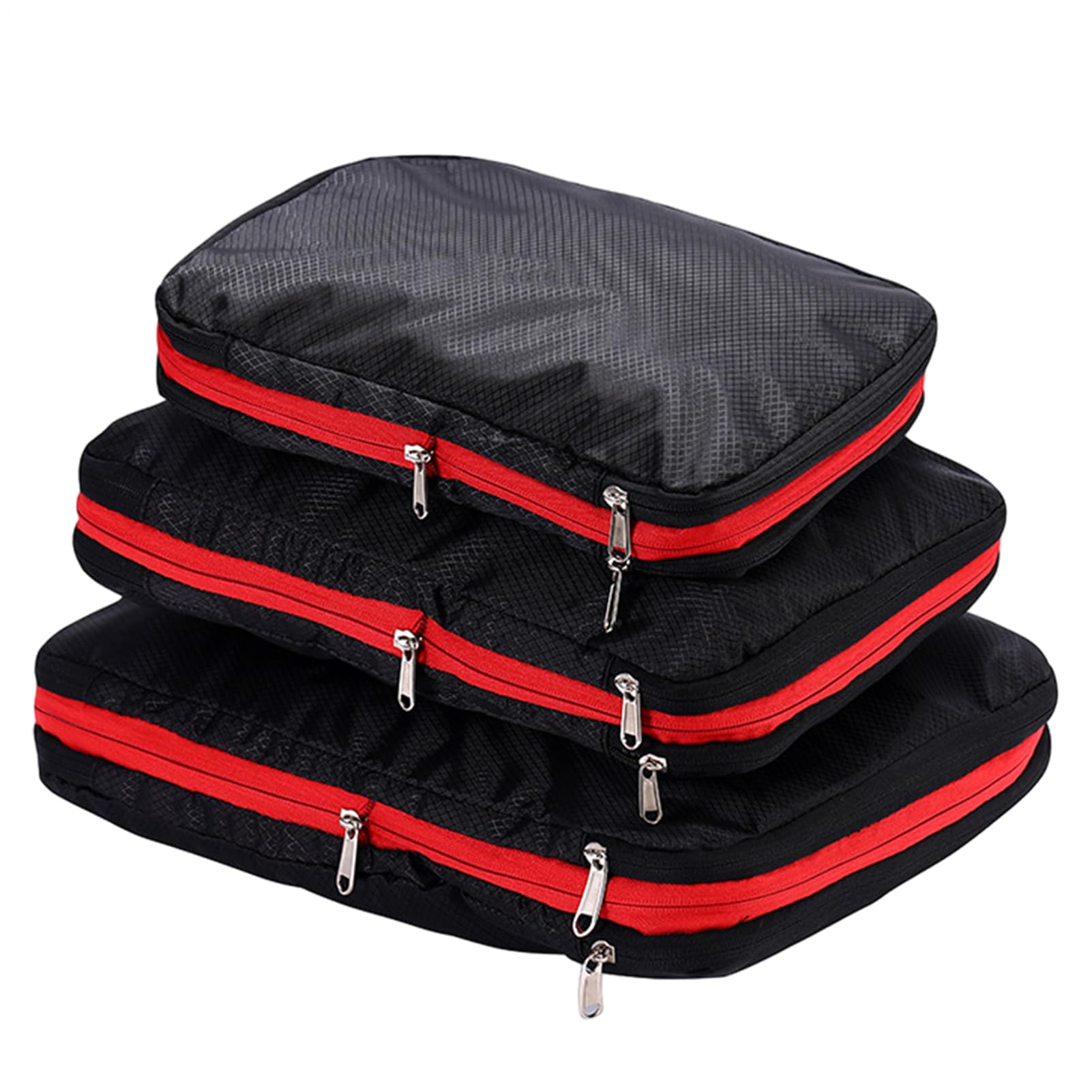 Organizador impermeable de viaje de compresión y bolsas organizadoras maleta de 3 piezas