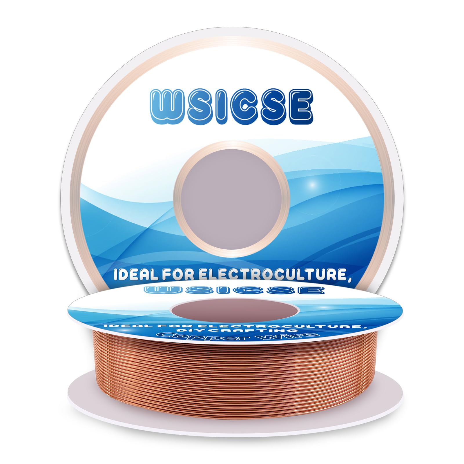 20 Gauge 100 FT 99.9% Soft Copper Wire, 0.8mm Diameter Craft Copper Wire for Gardening, Electroculture, Jewelry Making, Beading, DIY Artwork