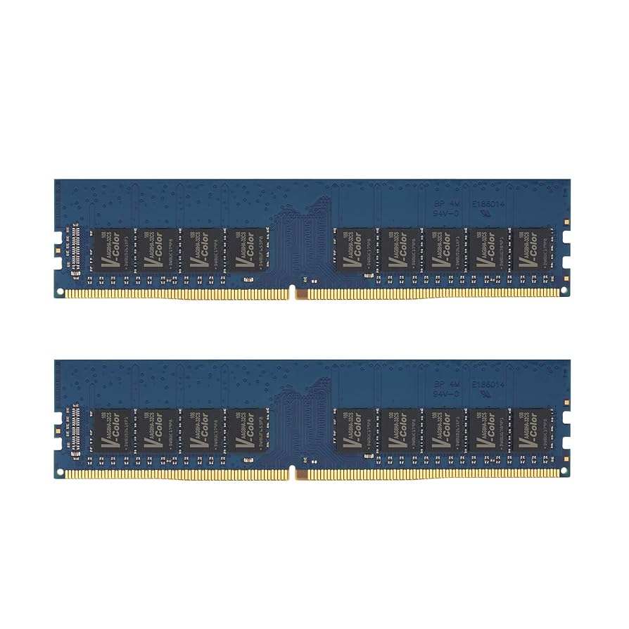 v-color DDR4-3200 ECC UDIMM 64GB（32GB×2） V-Color 32GB (2 x 16GB) DDR4 3200 (PC4 25600) Desktop memory