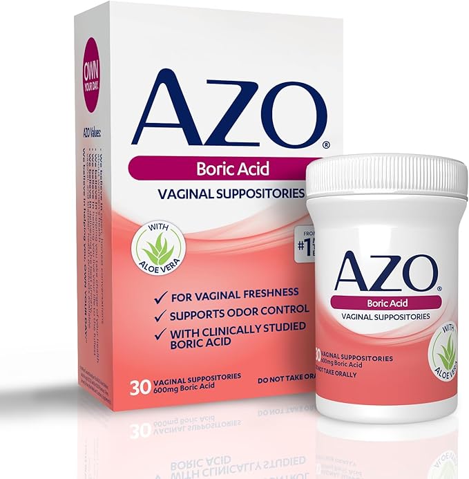 Boric Acid Vaginal Suppositories Odor Control