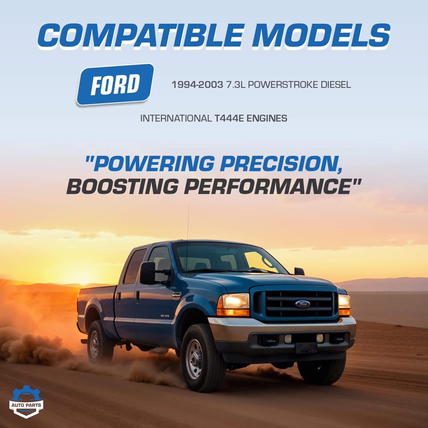 Auto Parts Prodigy Upgraded Oil Pan Gasket with Steel Core Compatible with Ford 7.3 Powerstroke 1994-2003 International T444E Engines