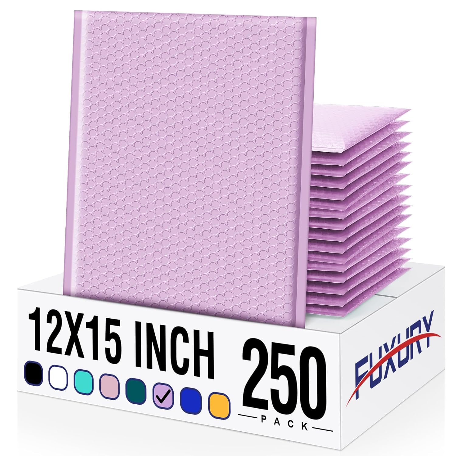 LavenderPack Bubble Mailer Dispenser-Friendly Self-Seal Envelopes