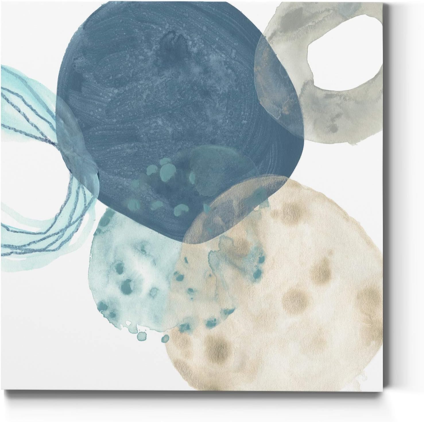 Renditions Gallery Square Canvas Wall Art Neutral