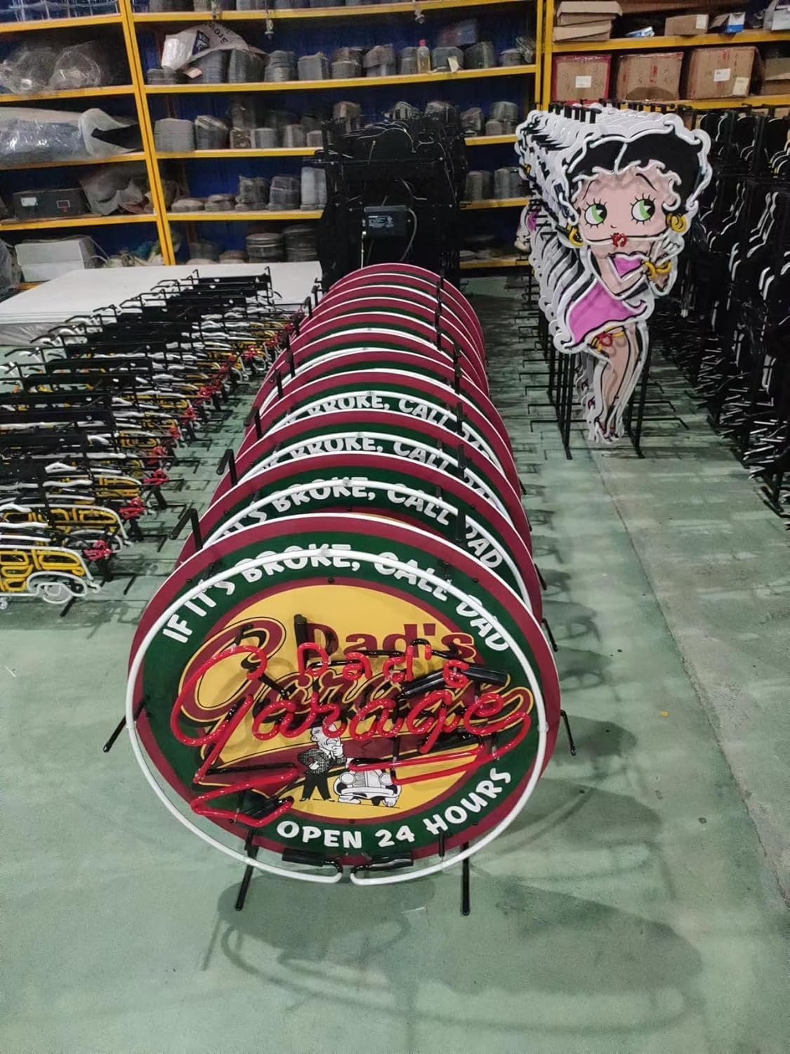 Road Runner Neon Signs for Wall Decor, Light Sign Handmade Real Glass Tube Beer Bar Pub Party Window Display Vivid Printed Board 24 X 20 Inches